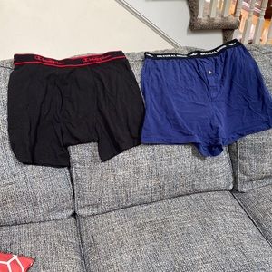 2 NWOT Pair Men’s Boxer Briefs, Size L